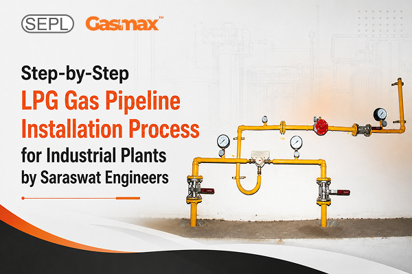 Industrial LPG pipeline installation by SEPL