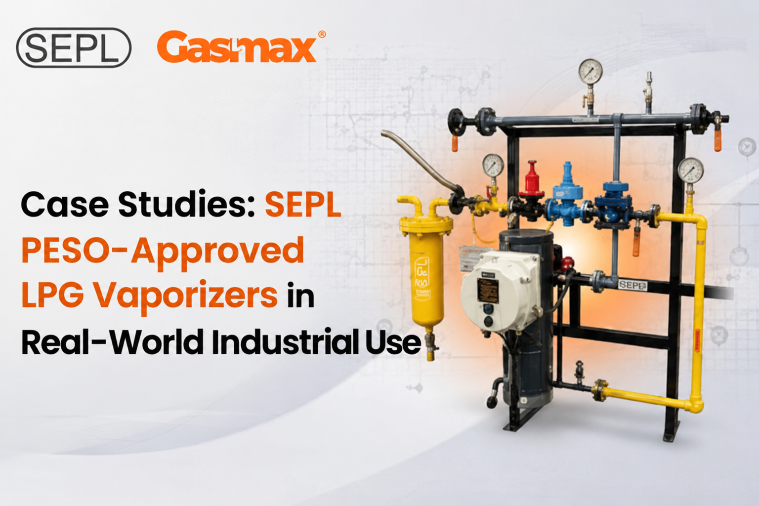 PESO-approved LPG vaporizer supporting continuous gas supply in industrial operations