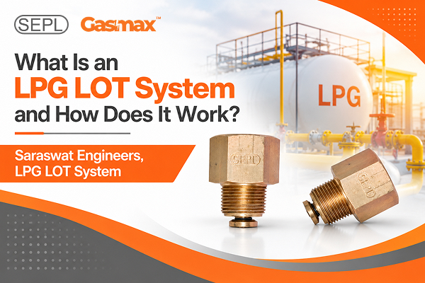 LPG LOT System with Liquid Off-Take Cylinders, Manifold Accessories and Vaporizer by Saraswat Engineers
