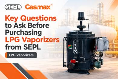 LPG Vaporizers by SEPL – GasMax Water Bath, Dry Type and Ambient Vaporizers
