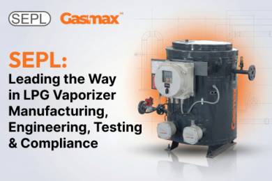 SEPL LPG vaporizer for safe and efficient gas conversion