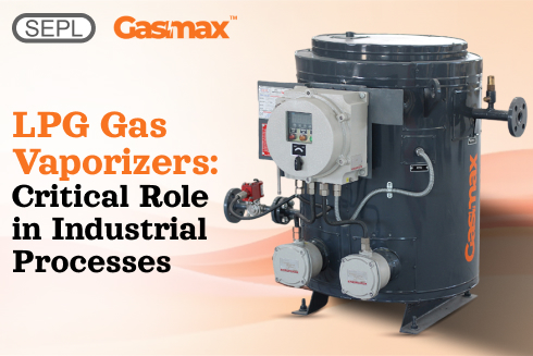 High-demand LPG vaporizer for industrial use