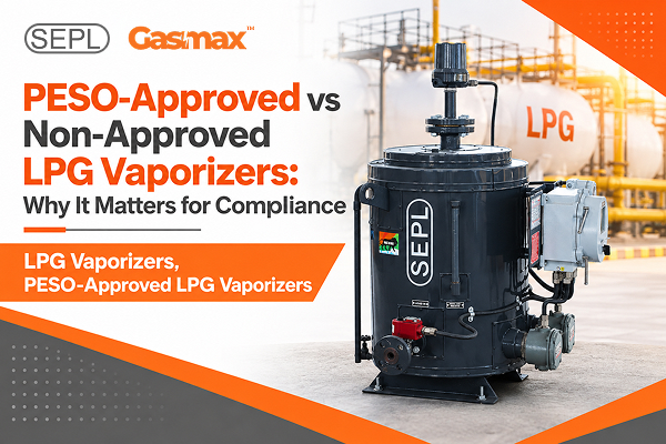 PESO-approved LPG vaporizer by SEPL